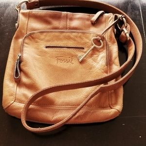Fossil leather bag